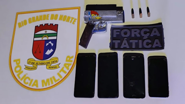 Polícia Militar apreende arma