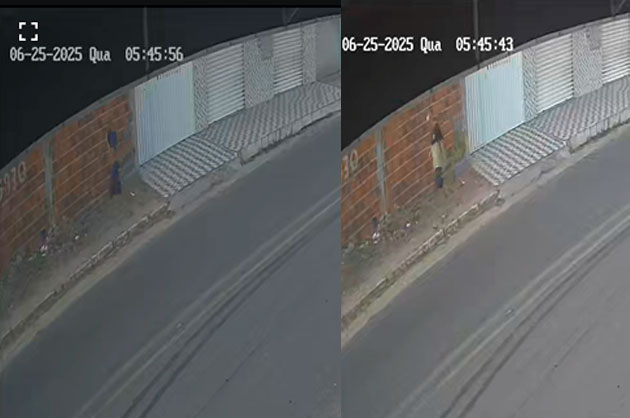 Fugitivos da Cadeia Pública de Mossoró são vistos caminhando durante a madrugada no Abolição V