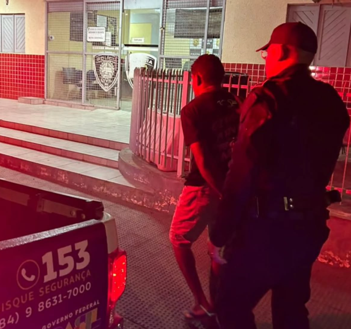 Guarda Civil Municipal atende ocorrência de violência doméstica e prende agressor em Mossoró