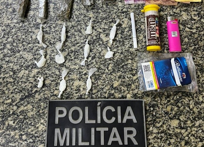 Polícia Militar apreende drogas e dinheiro durante ação em Tibau