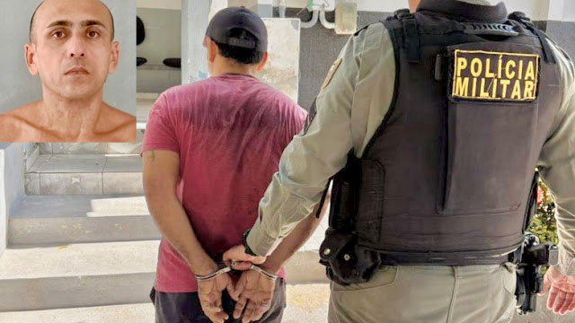 Foragido da PAMN é capturado pela PM em Felipe Guerra no Oeste Potiguar