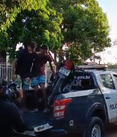 Dupla é presa após roubar motocicleta no bairro Bom Pastor, em Mossoró