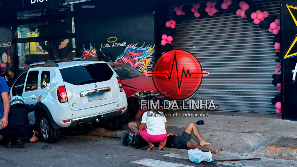 Condutor embriagado é conduzido à delegacia após provocar acidente no Centro de Mossoró