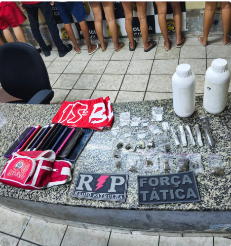 Festa de torcida organizada termina com apreensão de drogas no bairro Barrocas em Mossoró