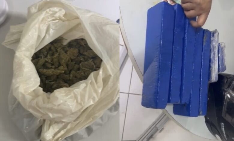 PRF prende três suspeitos e apreende 5Kg de maconha na BR 304 em Mossoró