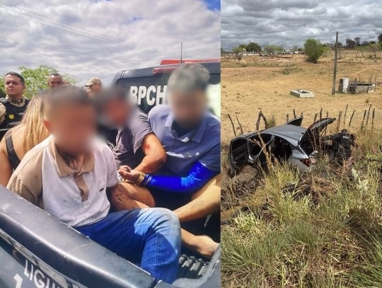 Quatro mossoroenses são presos após assalto a joalheria no sertão da Paraíba